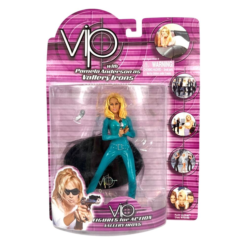 Vtg VIP Vallery Irons Action Figure Pamela Anderson Toy Collectible SEALED
